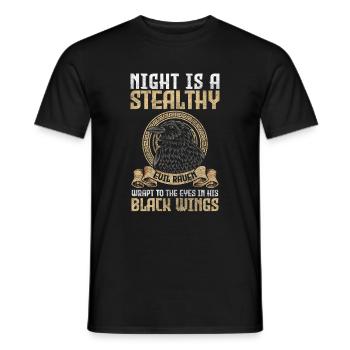 Raven Witchcraft - Men's T-Shirt - black - Front - AI Model Male 178 light (178cm)