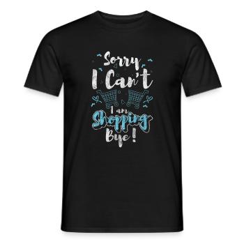 Shopping Purchase Gift Pouch - Men's T-Shirt - black - Front - AI Model Male 178 light (178cm)