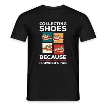 Shoe Design Collect - Men's T-Shirt - black - Front - AI Model Male 178 light (178cm)
