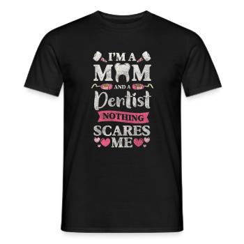 Dents Spécialiste du cabinet dentaire Important - T-shirt homme - noir - Devant - AI Model Male 178 light (178cm)