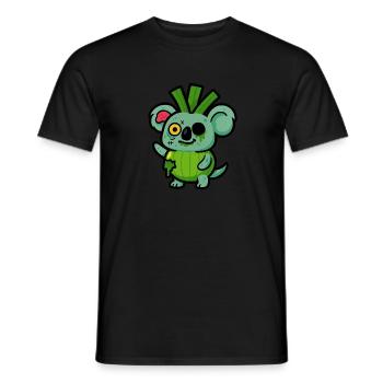 Zombie-Koalauch - Männer T-Shirt - Schwarz - Vorne - AI Model Male 178 light (178cm)