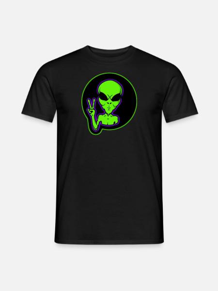 Étranger - T-shirt homme - noir