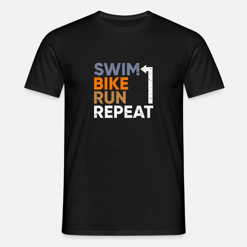 Triathlon gift idea - Men's T-Shirt - black