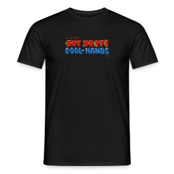 Hot Darts cool Hands - Men's T-Shirt - black - Front - AI Model Male 178 light (178cm)