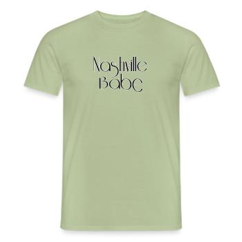 Nashville babe - Männer T-Shirt - Sage - Vorne - AI Model Male 178 light (178cm)