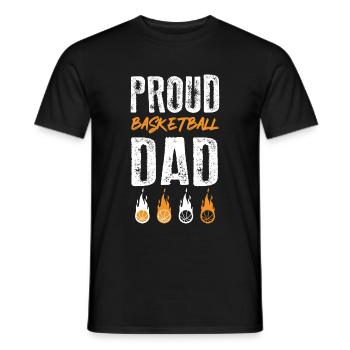 Basketball Daddy - Men's T-Shirt - black - Front - AI Model Male 178 light (178cm)