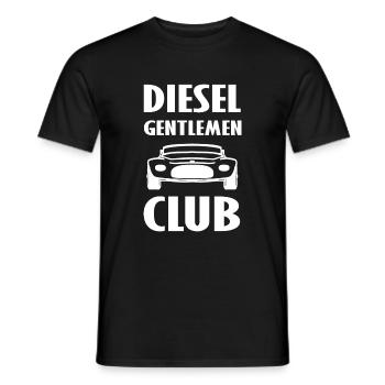 The Motorist Gentlemen Club - Men's T-Shirt - black - Front - AI Model Male 178 light (178cm)