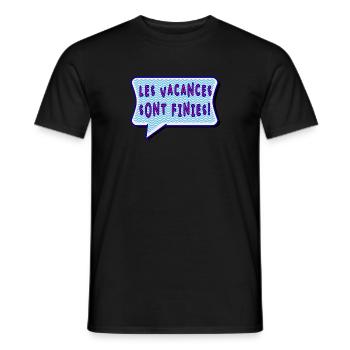 COME IN. ALPHABET. LONG LIVE THE NEW SCHOOL YEAR - Men's T-Shirt - black - Front - AI Model Male 178 light (178cm)