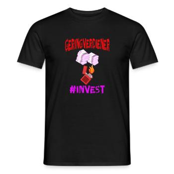 Geld Motivation Profit Gewinn Performance Rendite - Männer T-Shirt - Schwarz - Vorne - AI Model Male 178 light (178cm)