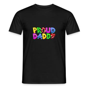 Baby Eltern Kind Geschenk Sprüche Geburt Mama Papa - Männer T-Shirt - Schwarz - Vorne - AI Model Male 178 light (178cm)