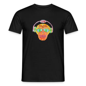 TMM Affenkopf Logo - Männer T-Shirt - Schwarz - Vorne - AI Model Male 178 light (178cm)