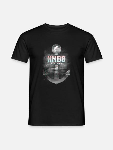 HAMBURG - Men's T-Shirt - black