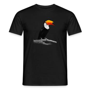 Tukan Tucan karibischer Vogel - Männer T-Shirt - Schwarz - Vorne - AI Model Male 178 light (178cm)