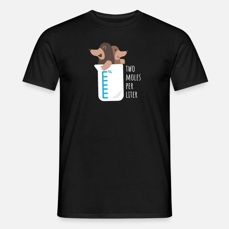 2 Moles Per Liter - Männer T-Shirt - Schwarz