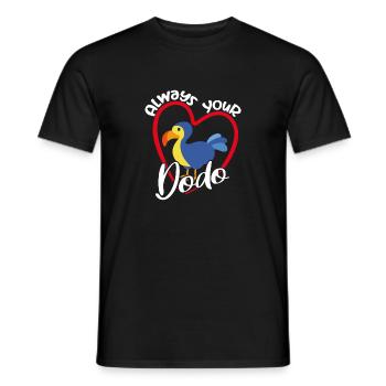 Für immer Dein Dodo - Männer T-Shirt - Schwarz - Vorne - AI Model Male 178 light (178cm)