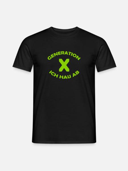 GENERATION X - Männer T-Shirt - Schwarz