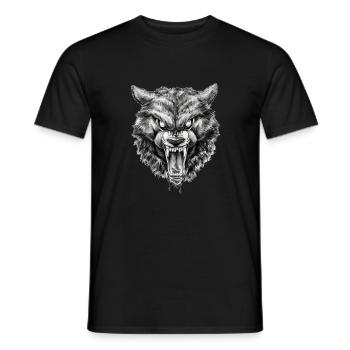 the furious darkness - Männer T-Shirt - Schwarz - Vorne - AI Model Male 178 light (178cm)