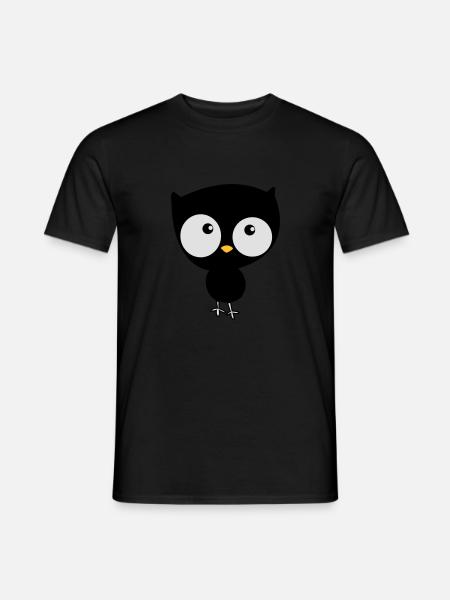 chouette - T-shirt homme - noir