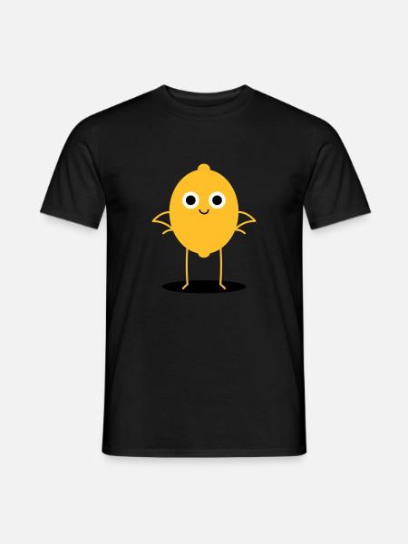 Lemony - Männer T-Shirt - Schwarz