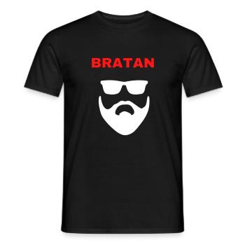 bratulja - Männer T-Shirt - Schwarz - Vorne - AI Model Male 178 light (178cm)