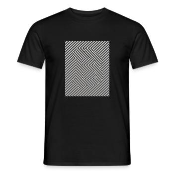 Bitcoin Strips - Männer T-Shirt - Schwarz - Vorne - AI Model Male 178 light (178cm)