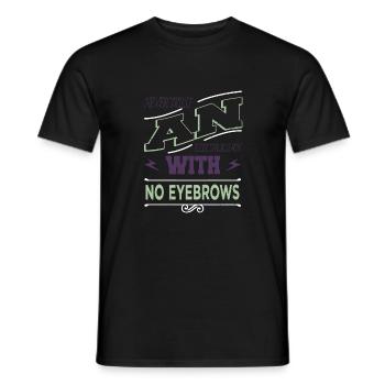 electric shock gift idea funny sayings craft - Männer T-Shirt - Schwarz - Vorne - AI Model Male 178 light (178cm)