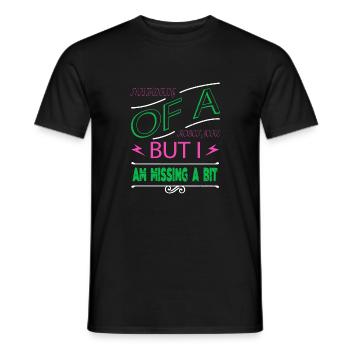 engineer birthday present idea gift idea funny - Männer T-Shirt - Schwarz - Vorne - AI Model Male 178 light (178cm)
