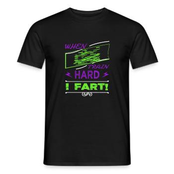 volleyball barbells birthday present idea winter - Men's T-Shirt - black - Front - AI Model Male 178 light (178cm)