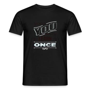 présenter l’ingénierie amusante construire cool cadeau de robotique - T-shirt homme - noir - Devant - AI Model Male 178 light (178cm)