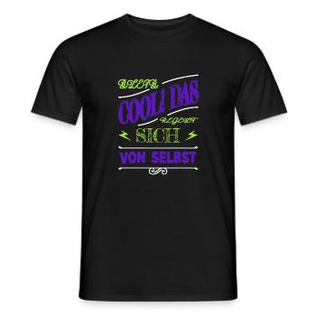 lustig spaß lustiger spruch bday spruch geek - Männer T-Shirt - Schwarz - Vorne - AI Model Male 178 light (178cm)