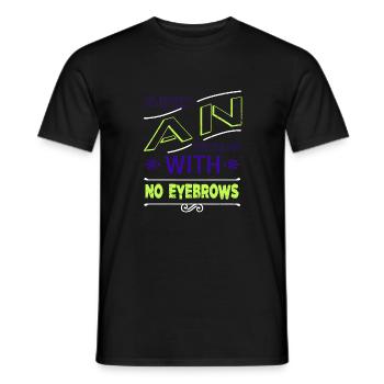 electrician bib engineer electricians retired - Männer T-Shirt - Schwarz - Vorne - AI Model Male 178 light (178cm)