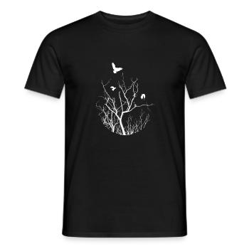 Bird - Men's T-Shirt - black - Front - AI Model Male 178 light (178cm)