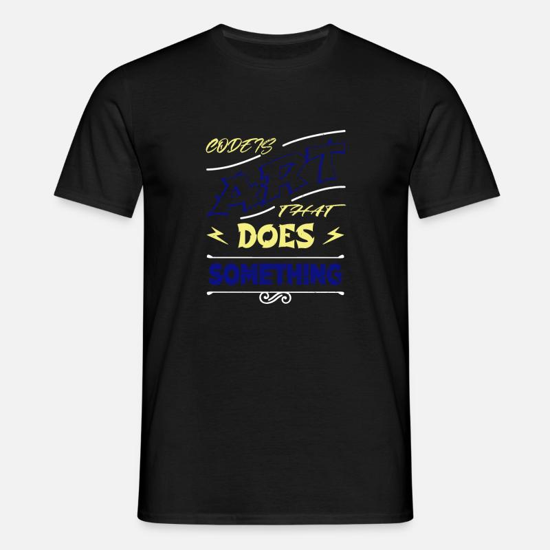 computer language - Männer T-Shirt - Schwarz