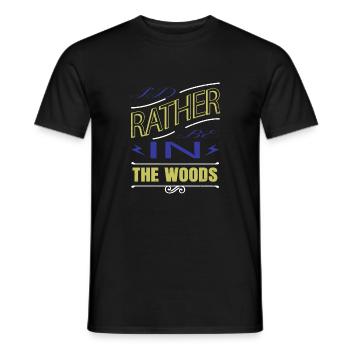 present gift advanture gift best geek america fun - Men's T-Shirt - black - Front - AI Model Male 178 light (178cm)