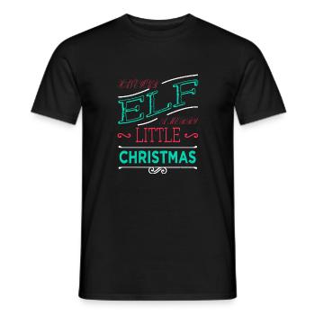 christmas vacation beach cute fairy tail - Männer T-Shirt - Schwarz - Vorne - AI Model Male 178 light (178cm)