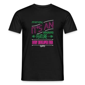 Gift Idea Statement - Men's T-Shirt - black - Front - AI Model Male 178 light (178cm)