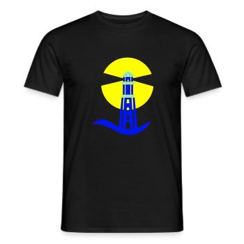 phare - T-shirt homme - noir - Devant - AI Model Male 178 light (178cm)