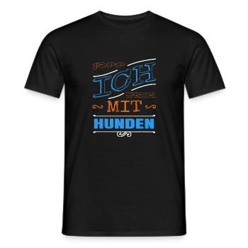 humor chihuahua lieben hundeliebhaber boxer - Männer T-Shirt - Schwarz - Vorne - AI Model Male 178 light (178cm)