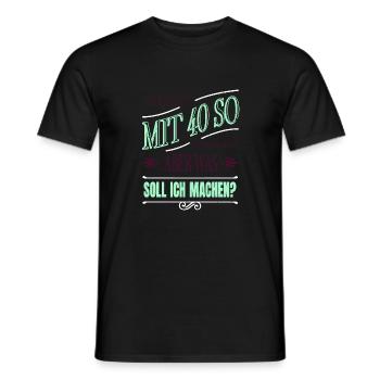 cool geek zitat sprüche familienname 4t57369 - Männer T-Shirt - Schwarz - Vorne - AI Model Male 178 light (178cm)