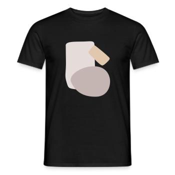 Abstraktes Design verschiedene Formen - Männer T-Shirt - Schwarz - Vorne - AI Model Male 178 light (178cm)