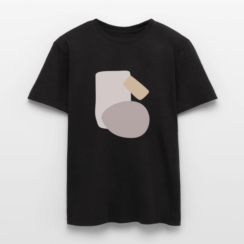 Conception abstraite de différentes formes T-shirt homme