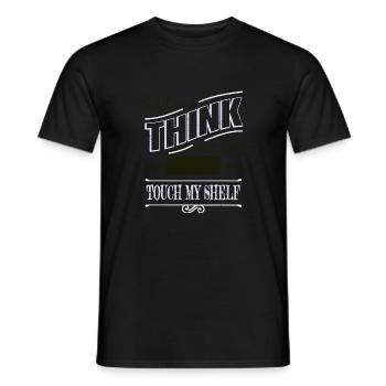 bibliophile book keeper awesome book keeper shirt - Männer T-Shirt - Schwarz - Vorne - AI Model Male 178 light (178cm)