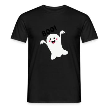 geist 01 - Männer T-Shirt - Schwarz - Vorne - AI Model Male 178 light (178cm)