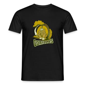 Gorilla - Männer T-Shirt - Schwarz - Vorne - AI Model Male 178 light (178cm)