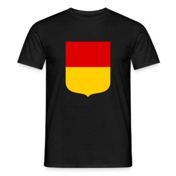 Swabia - Men's T-Shirt - black - Front - AI Model Male 178 light (178cm)