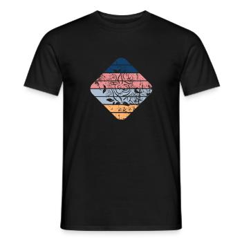 Rose - T-shirt homme - noir - Devant - AI Model Male 178 light (178cm)