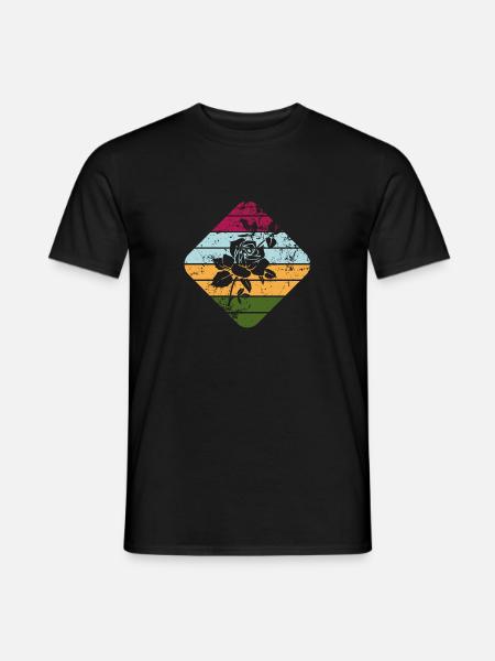 Rose - Men's T-Shirt - black