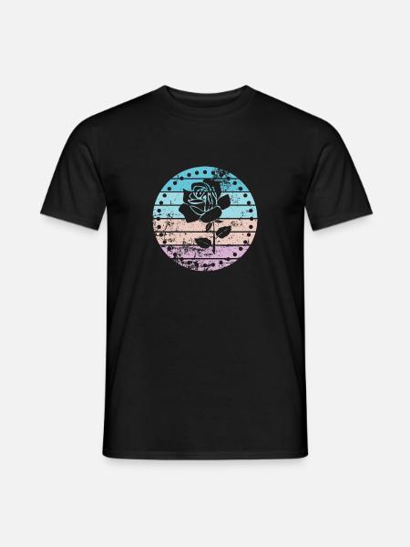 Rose - T-shirt homme - noir