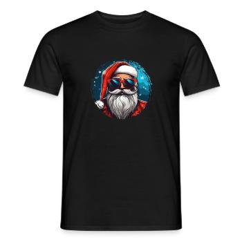Frohe Weihnachten - Männer T-Shirt - Schwarz - Vorne - AI Model Male 178 light (178cm)