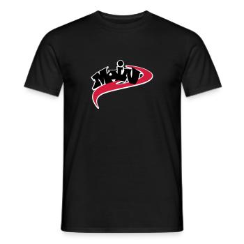 MOIN - Männer T-Shirt - Schwarz - Vorne - AI Model Male 178 light (178cm)